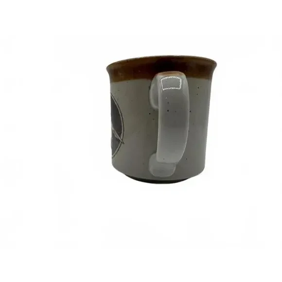 Otagiri Hummingbird and Hibiscus Embossed Coffee Mug Japan Stoneware - Picture 2 of 9